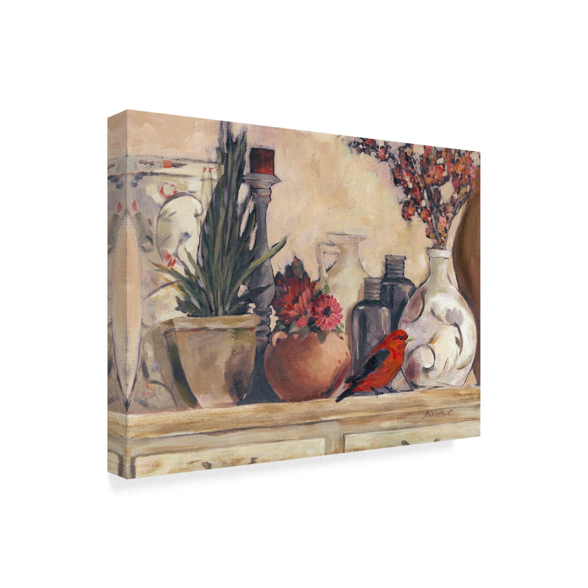Trademark Fine Art 'Vases And Pots' Canvas Art by Marietta Cohen