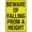 Warning Sign 3, variant on Polystyrene Plastic Recycling Sign Safe Sign, Signs Outdoor, 8"x12", Sign For Home, Business, Driveway Alert