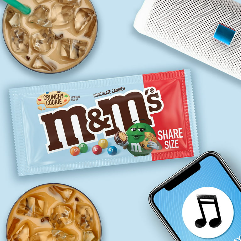 M&M'S Crunchy Cookie Milk Chocolate Candy, 1.35 oz