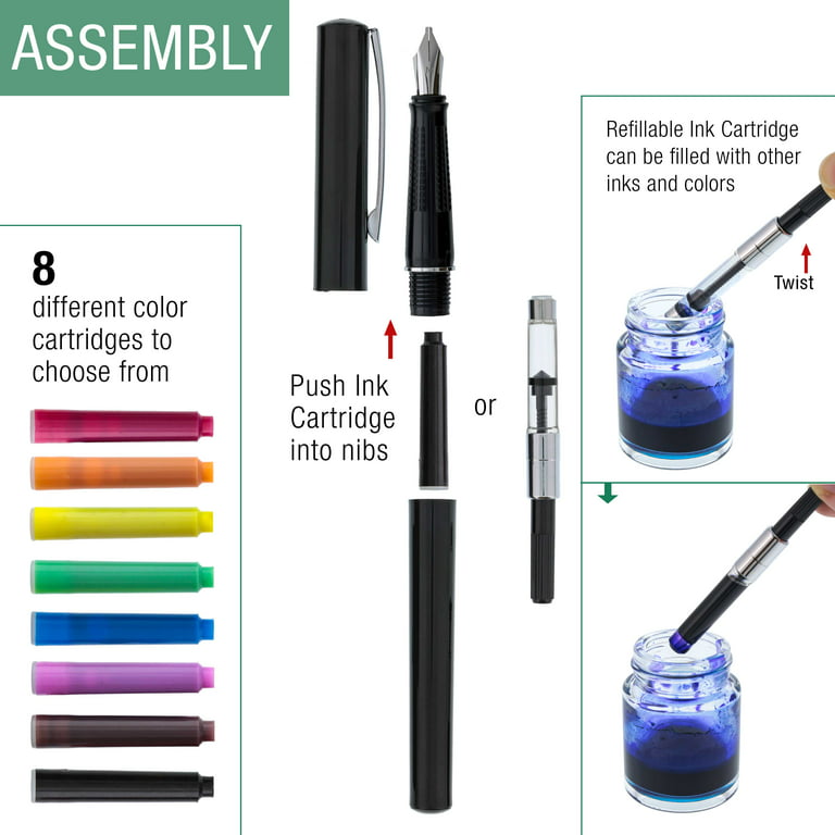 Calligraphy Pen Set Starter Kit Letters Ink Cartridge Practice Pad Included  Gift