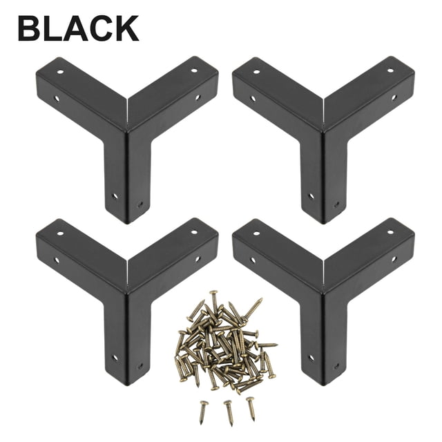 4 Pcs Protection d'Angle pour Boîte 33MM Boîte à Bijoux Protection d'Angle avec Clous