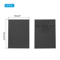 thumbnail image 2 of REGALWOVEN Kraft Paper Envelope with String Tie Closure Black 5.5x4 Inch, 2 of 8
