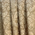 thumbnail image 5 of Fabric Mart Direct Cream Burnout Velvet Fabric By The Yard, 54 inches or 137 cm width, 4 Continuous Yards Cream Velvet Fabric, Damask, Upholstery Drapery Curtain Wholesale Fabric, Window Treatment, 5 of 5