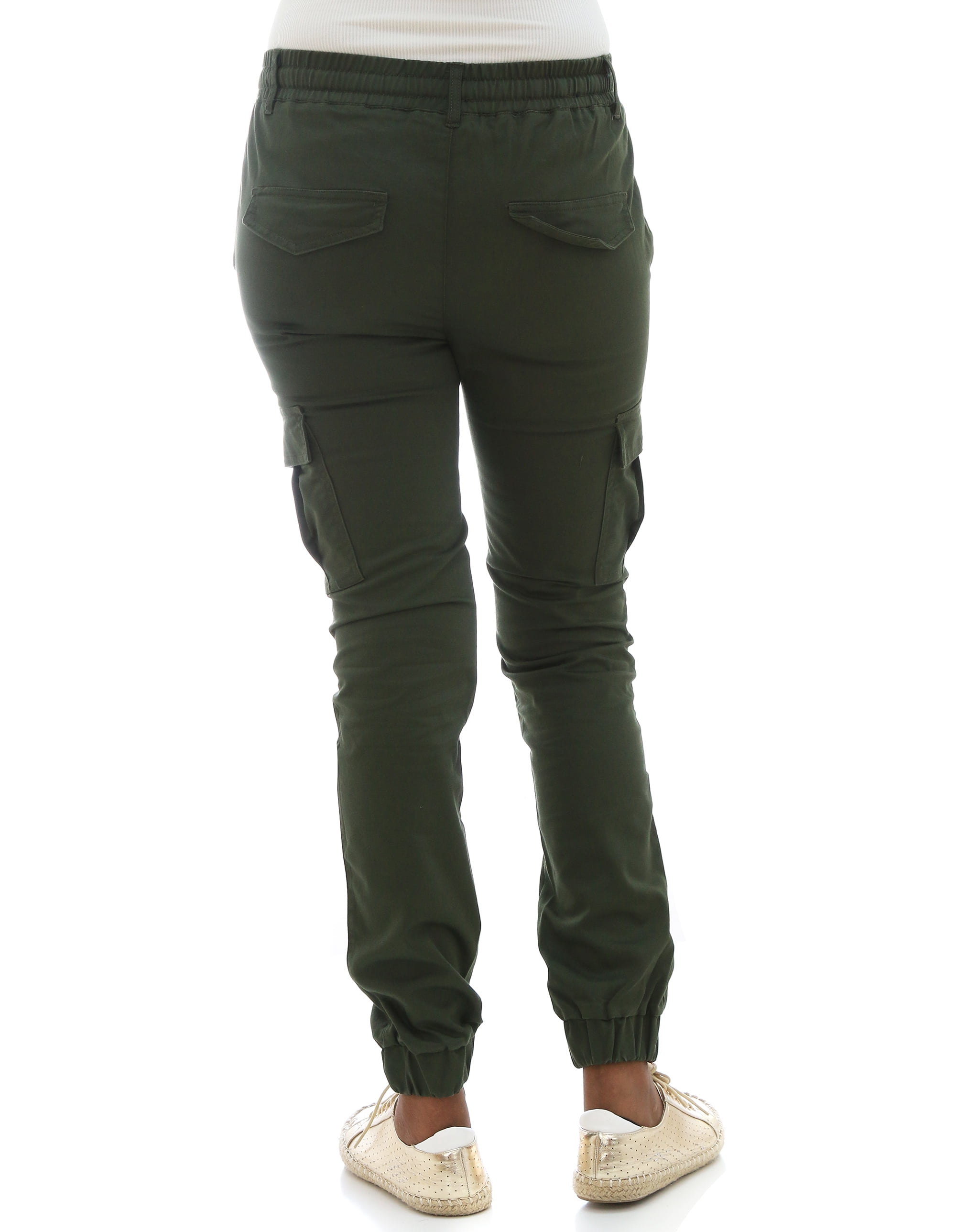 women's stretch twill cargo pants