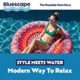 thumbnail image 6 of Bluescape 60” Towel Float – Large Round Inflatable Pool Raft with Plush Towel Top for Extra Comfort, 6 of 7