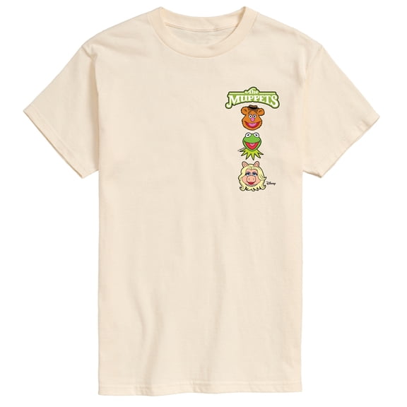 The Muppets - Fozzie, Kermit and Miss Piggy Short Sleeve Graphic T-Shirt