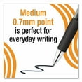 thumbnail image 4 of Gel-ocity Pro Quick Dry Gel Pen, Retractable, Medium 0.7 mm, Black Ink, Black/Clear Barrel, 12/Pack | Bundle of 5, 4 of 7