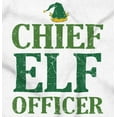 thumbnail image 2 of Xmas Chief Elf Officer Santa Helper Hoodie Sweatshirt Women Men Brisco Brands S, 2 of 6