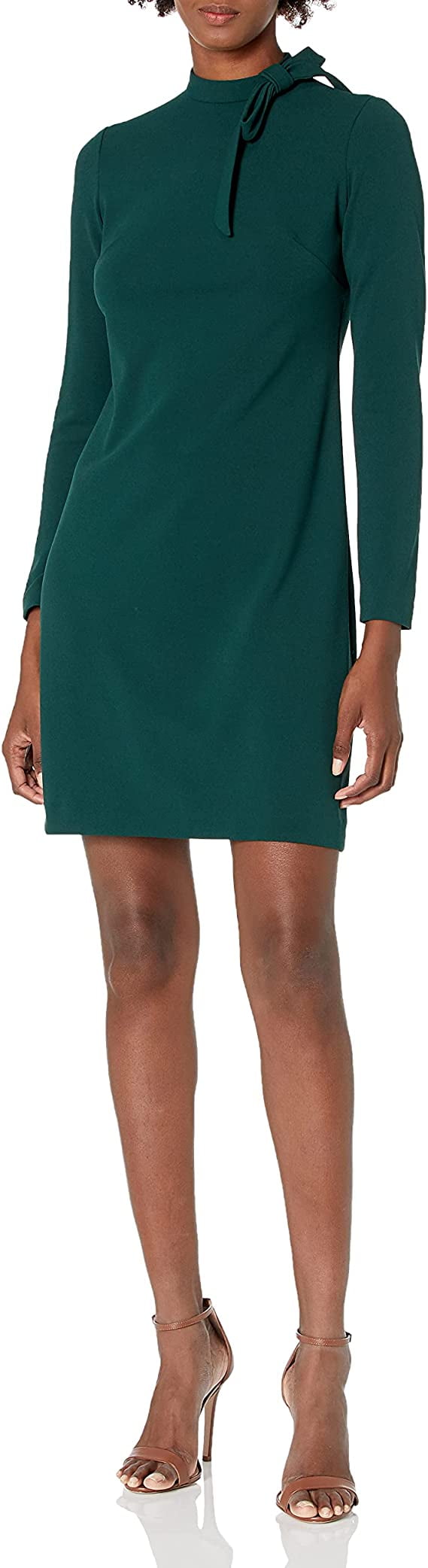 Calvin Klein Womens Long Sleeve Dress w 