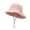 Pink, variant on FAOWME Toddler Bucket Hat Solid Color Cap Boys Hat Baby Sun Hat Kids Beach Hats Wide Brim Outdoor Play For Boy And Girl Pink M