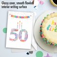 thumbnail image 5 of 1 Funny Birthday Card with Envelope - Word Cloud Milestones 50 C3249MBG, 5 of 6