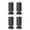 Black 20cm, variant on 4x M10 Thread Bed Frame Legs Furniture Support Legs for Sofas Cafe Bathroom Black 8cm