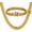 Gold Set (8-inch/18-inch), variant on BOOTOOL Miami Cuban Chain Men's Set 10mm 18K Gold Plated Bracelet and Necklace