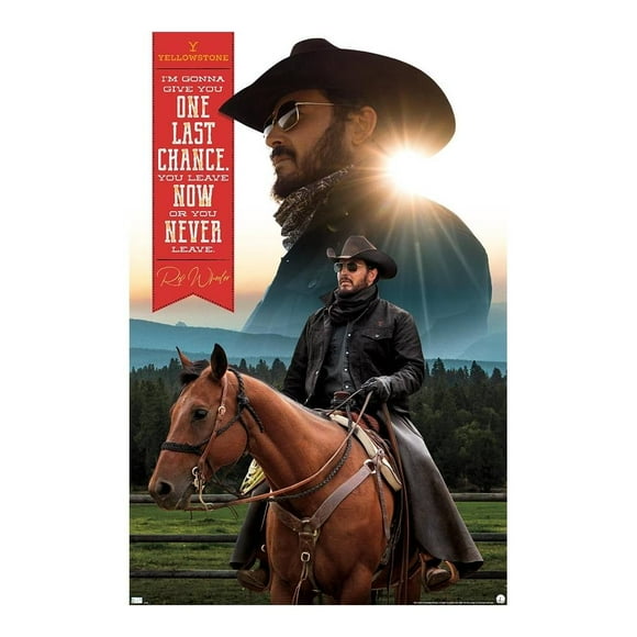 Póster de Papel Yellowstone Rip Trend Global de Papel 88x57cm