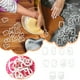 thumbnail image 1 of Juego de Cortadores de Galletas de Encaje, 10 Moldes de Plástico Antiadherente, Aptos para Uso Alimentario, Fáciles de Limpiar, Ideales para Decorar Pasteles, con Diseño de Cupcakes, para Todas Las E, 1 of 7