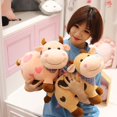 thumbnail image 2 of Recién llegado, muñeco de peluche de vaca de Chocolate de 25/30/45cm, juguete suave superbonito de alta calidad, regalo de cumpleaños y Navidad para niños zhangyuxiang LED, 2 of 2