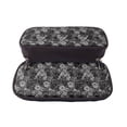 thumbnail image 5 of Lsque Rose Flowers Printed Big Capacity PU Leather Pencil Case Large Pencil Pouch Stationery Pen Bag Pencil Holder for Teen, 5 of 6