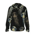 thumbnail image 3 of Balery Jellyfish Men's Women's UPF 50+ Sun Protection Lightweight Hoodie Performance Long Sleeve Shirt for Fishing Running-Medium, 3 of 9