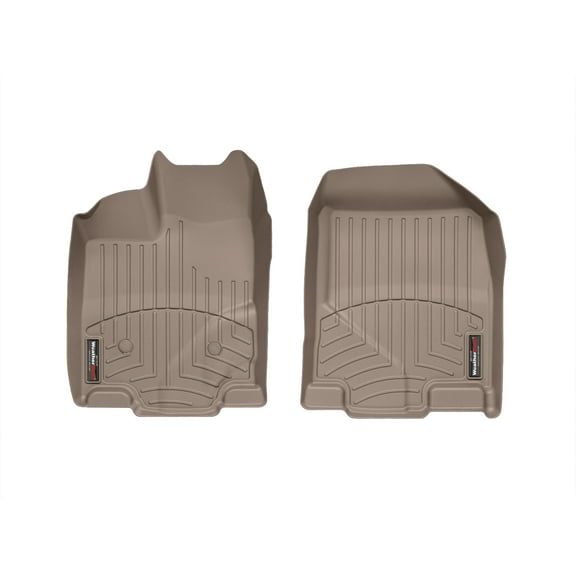 WeatherTech Custom Fit FloorLiners compatible with Edge, MKX - 1st Row (Driver & Passenger), Tan
