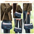 thumbnail image 4 of FORMRS Womens Shoulder Bag with Chain Strap Clutch Purse Cute Tote Handbag, Ocean Waves, 4 of 7