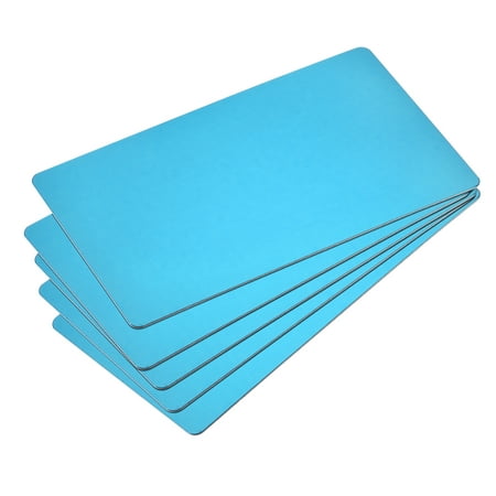 

Uxcell 85x50x0.5mm Painted Aluminum Blank Metal Card Light Blue 15 Pack