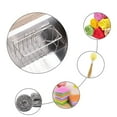 thumbnail image 3 of Adhesive Sponge Holder Brush Holder, Stainless Steel Kitchen Sink Caddy Organizer, Rustproof Waterproof Dishwashing Liquid Drainer Rack for Sponges, Scrubbers, Dish Brushes, No Drilling, 3 of 8