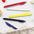 thumbnail image 6 of Red Gel Ink Pens 0.5mm Retractable Ballpoint Pens Smooth Writing Fine Tip Click Pens Comfortable Grip Office Exam Writing Journaling Pens 6 Pack, 6 of 7