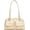 Beige, variant on Chic Shoulder Bag for Women Glossy PU Leather Purses Fashion Small Tote Handbag Y2k Top Handle Satchel