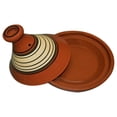 thumbnail image 3 of Moroccan Tagine - 12.5" Glazed Ceramic - Authentic Cooking Pot - Handmade in Morocco - Oven & Stovetop Safe - Traditional Earthenware, 3 of 8