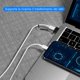 thumbnail image 5 of Adaptador USB C a USB, USB macho a USB C hembra, negro paquete de 2：, USB C portátil, admite carga rápida y transferencia de datos brillar Electrónica, 5 of 5
