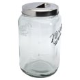 thumbnail image 3 of Mason Craft And More 4.6 Liter Square Glass Extra Large Canister With Pop Up Lid, 3 of 8