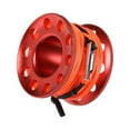 thumbnail image 2 of Baohd Dive Reel Professional Safety High Density Rope Lightweight Tech Spool with Snap Hook Swimming Accessories Equipment Red, 2 of 6