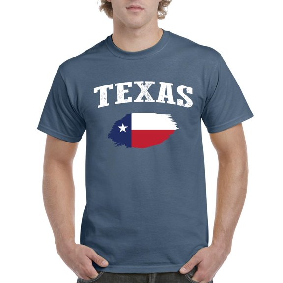 NIB - Men's T-Shirt Short Sleeve, up to Men Size 5XL - Texas Flag