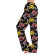 thumbnail image 2 of Zydvens Women Halloween Pajama Pants Wide Leg Lounge Wear with Pockets Soft Elastic Waist Drawstring Sleepwear Bottoms Spooky Pumpkin Ghost Sweet Print Costume Cosplay S-3XL, 2 of 7