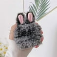 thumbnail image 5 of Fluffy Airpods Case, 3D Cute Cartoon AirPods Pro Silicone Protective Case with Airpods Accessories Finger Loop Strap (Gray Rabbit, AirPods Pro), 5 of 13