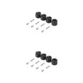 thumbnail image 3 of Bewildely 4 piezas 1/10 RC Crawler Hexagon Bond Monster Trucks Coches de control remoto Vehículo todoterreno Reemplazo resistente para SCX10 Negro Type2 NO2 Bewildely CBP219812, 3 of 5