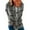 Gray, variant on Azrian Womens Sweatshirt Plus Size Clearance,Women's Fashion Casual Stripe Print Hooded Long Sleeve Loose T Shirt Tops Clearance on Sale Deal for 2023