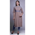 thumbnail image 2 of Bimba Viscose Santoon Kurta Summer Tunic Printed Straight KurtisForWomen, 2 of 5