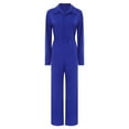 thumbnail image 2 of Aiihoo Women's Mechanic Work Utility Coveralls Dungarees Flight Suit Jumpsuit Blue M, 2 of 7