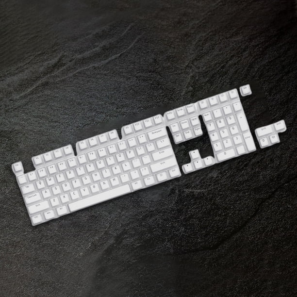 104 Uds. Tapa de tecla retroiluminada accesorios de teclados silenciosos para 21/61/87/104/108 teclas