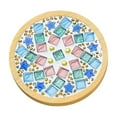thumbnail image 2 of DIY Mosaic Tile Coaster Craft Kit, Wooden Cup Mat Making Set with Colorful Mosaics, Beginner-Friendly Arts & Crafts Gift Kit for Valentine’s Day & Anniversary, 2 of 5