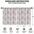 thumbnail image 2 of Blackout Kids Curtains,Pastel Princess Unicorn Pattern Childrens Insulated Curtains Set Of 2,Bedroom Essentials,Toddler Room Decor 52"x63", 2 of 5