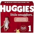 thumbnail image 1 of Pañales HUGGIES Little Snugglers talla 1 (4-6 kg), 168 unidades, 1 of 23