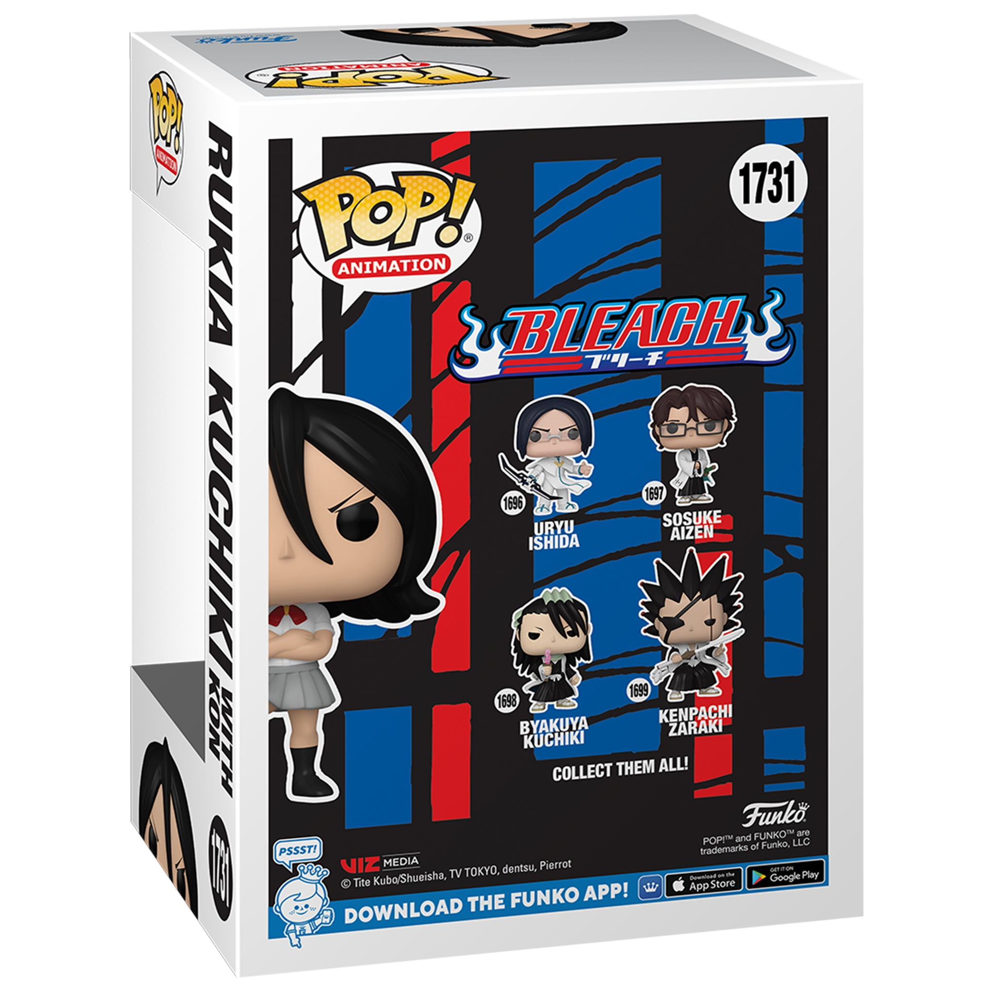 Funko Pop! Animation: Bleach - Rukia Kuchiki with Kon #1731 Toy Temple Exclusive