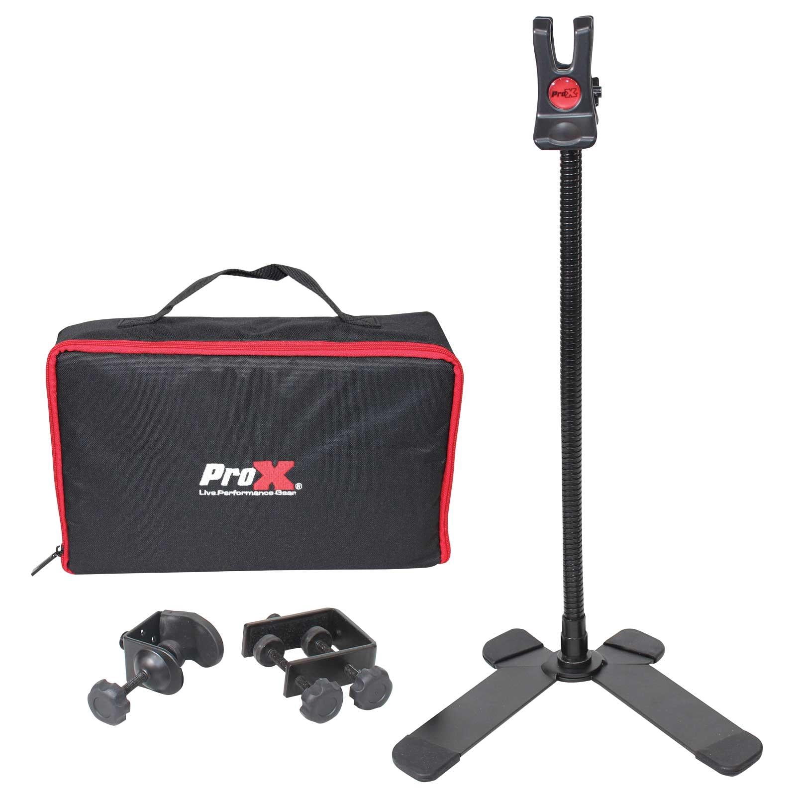 ProX X-MOBICP18 Mobi-Buddy Hands-Free Mobile Device Clip Kit with Samson Dynamic Vocal Microphone Package