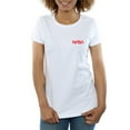 thumbnail image 3 of NASA T-Shirt en Coton pour Femmes à Logo Moderne sur la Poitrine, 3 of 5