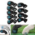 thumbnail image 4 of 9x Housse de Protection Imperméable pour Club de Golf Protection Universelle Noire, 4 of 9