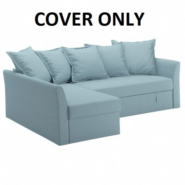 Ikea Holmsund Sleeper Sectional 3 Seat Cover Couch Slipcover Orrsta Light Blue Com Ikea Holmsund Sleeper Sectional 3 Seat, Ikea Light Blue Sectional Sofa