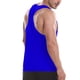 thumbnail image 4 of pstuiky Camisetas sin mangas para hombre, Camiseta deportiva de manga corta con cuello redondo, ajustada y de alta resistencia, de color liso para hombre Camisas de hombre m, 4 of 5