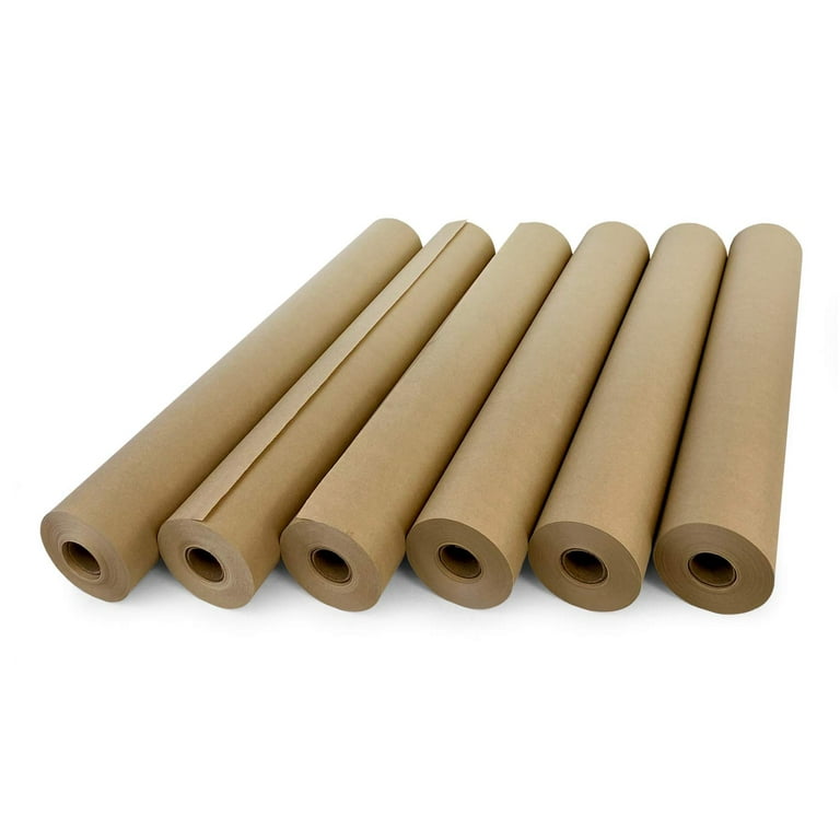 Brown Jumbo Kraft Paper Roll - 18 x 2100 (175') Made in The USA - Ideal  for Packing, Moving, Gift Wrapping, Postal, Shipping, Parcel, Wall Art,  Crafts, Bulletin Boards, Floor Covering, Table